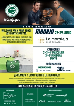 Cartel del torneo