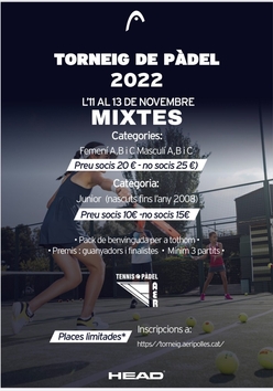 Cartel del torneo