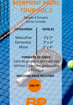 Cartel del torneo
