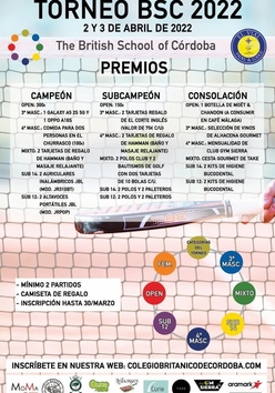 Cartel del torneo