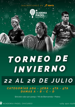 Cartel del torneo