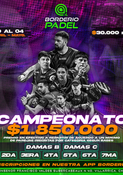 Cartel del torneo