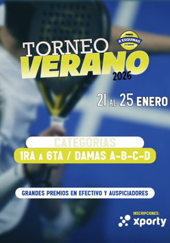 Cartel del torneo