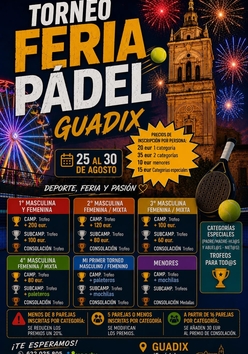 Cartel del torneo