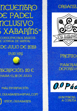 Cartel del torneo