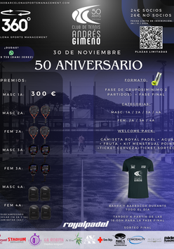 Cartel del torneo