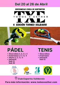 Cartel del torneo