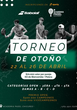 Cartel del torneo