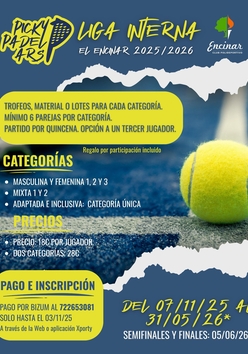 Cartel del torneo