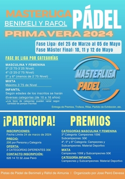 Cartel del torneo