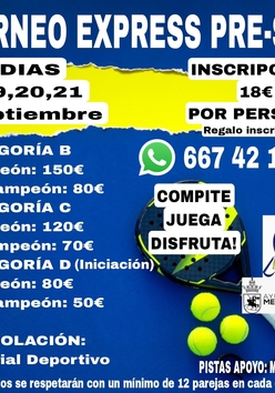 Cartel del torneo