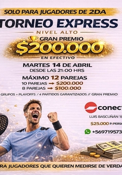 Cartel del torneo