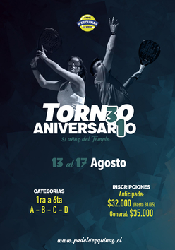Cartel del torneo