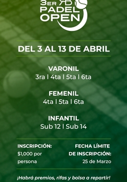 Cartel del torneo