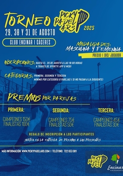 Cartel del torneo