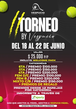 Cartel del torneo