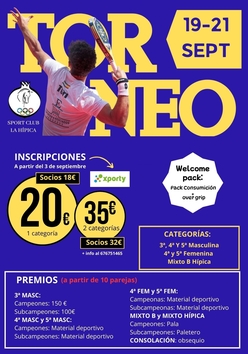 Cartel del torneo