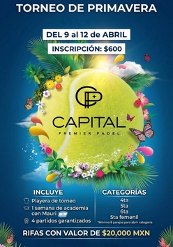 Cartel del torneo