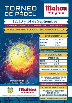 Cartel del torneo