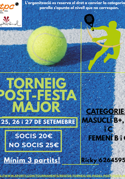 Cartel del torneo