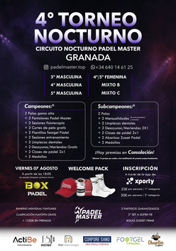 Cartel del torneo