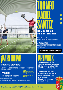 Cartel del torneo