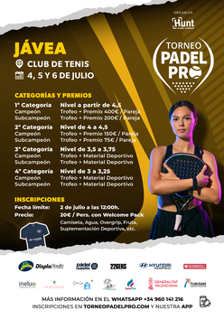 Cartel del torneo