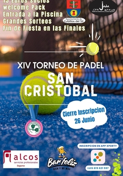 Cartel del torneo