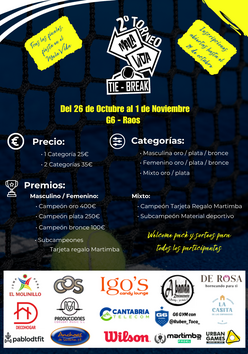 Cartel del torneo