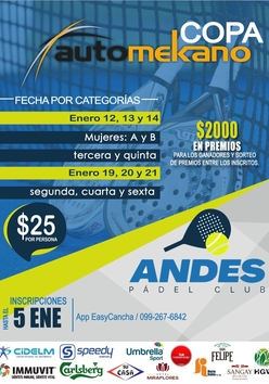Cartel del torneo
