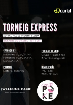 Cartel del torneo