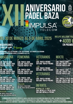 Cartel del torneo
