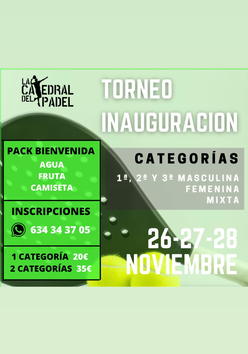 Cartel del torneo