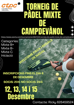 Cartel del torneo