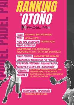 Cartel del torneo