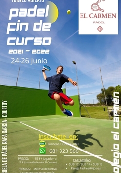 Cartel del torneo