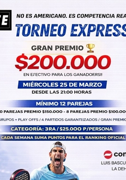 Cartel del torneo