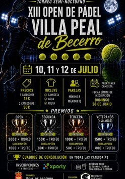 Cartel del torneo