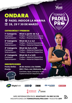 Cartel del torneo