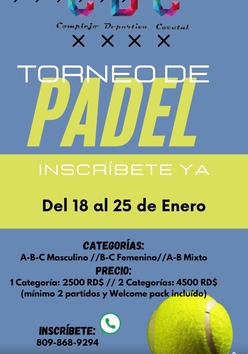 Cartel del torneo