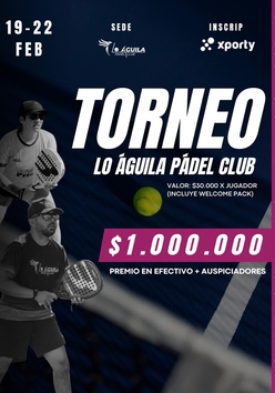 Cartel del torneo