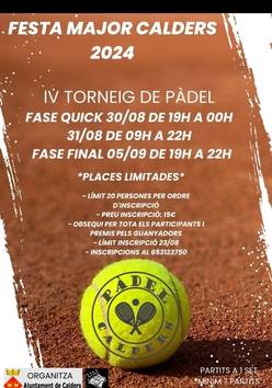 Cartel del torneo