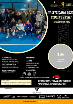 Cartel del torneo