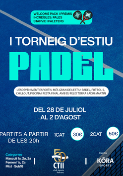 Cartel del torneo