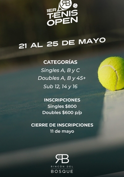 Cartel del torneo