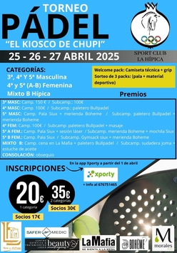 Cartel del torneo