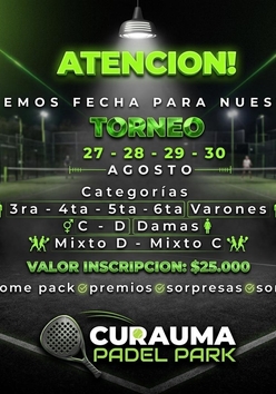 Cartel del torneo