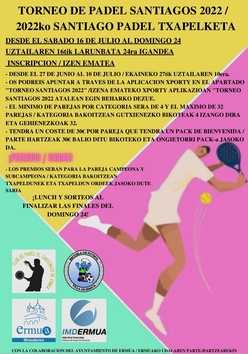 Cartel del torneo