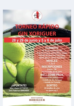 Cartel del torneo