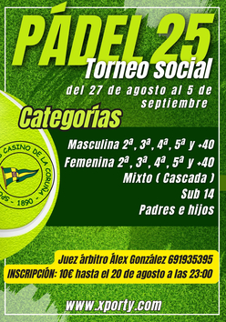 Cartel del torneo